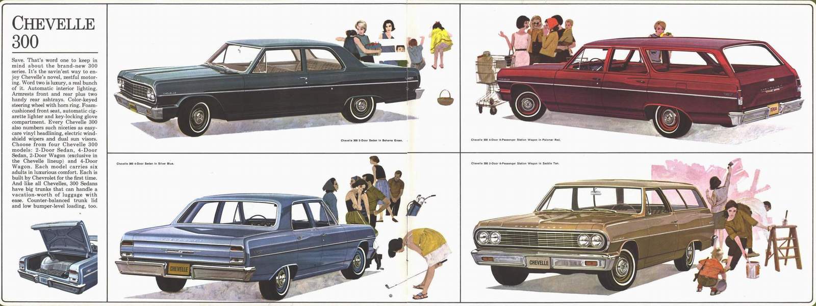 1964 Chev Chevelle Brochure Page 4